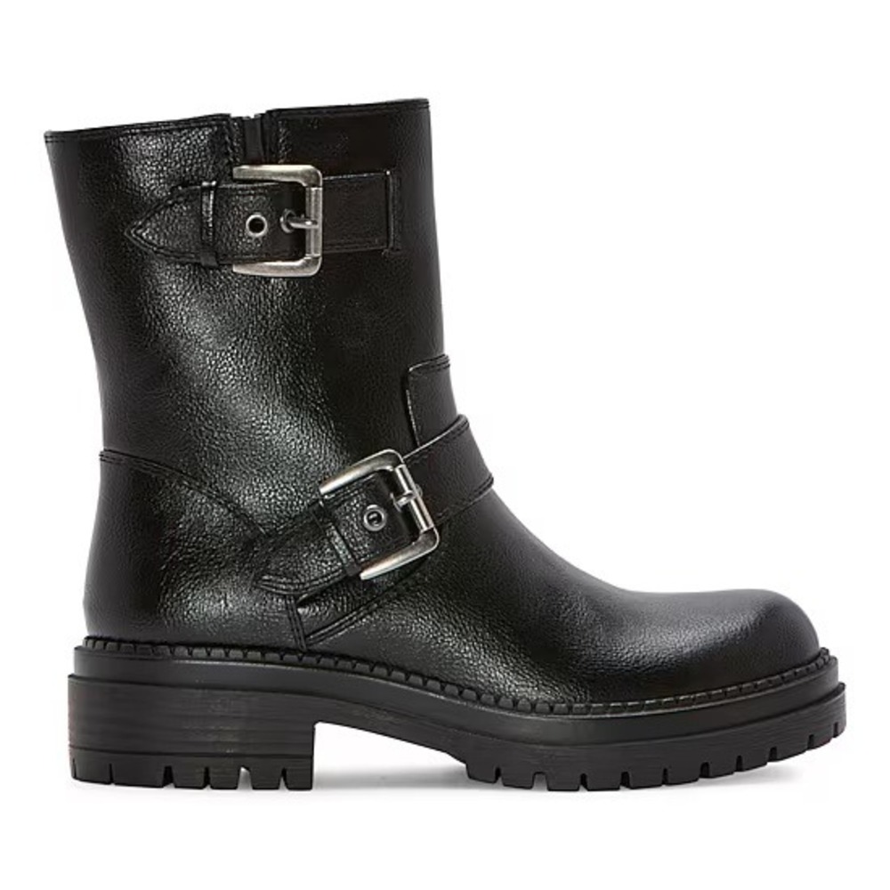 Arizona Jean Womens Tilpa Stacked Heel Combat Boots Black Size 9.5M NWT NO BOX - Picture 2 of 4